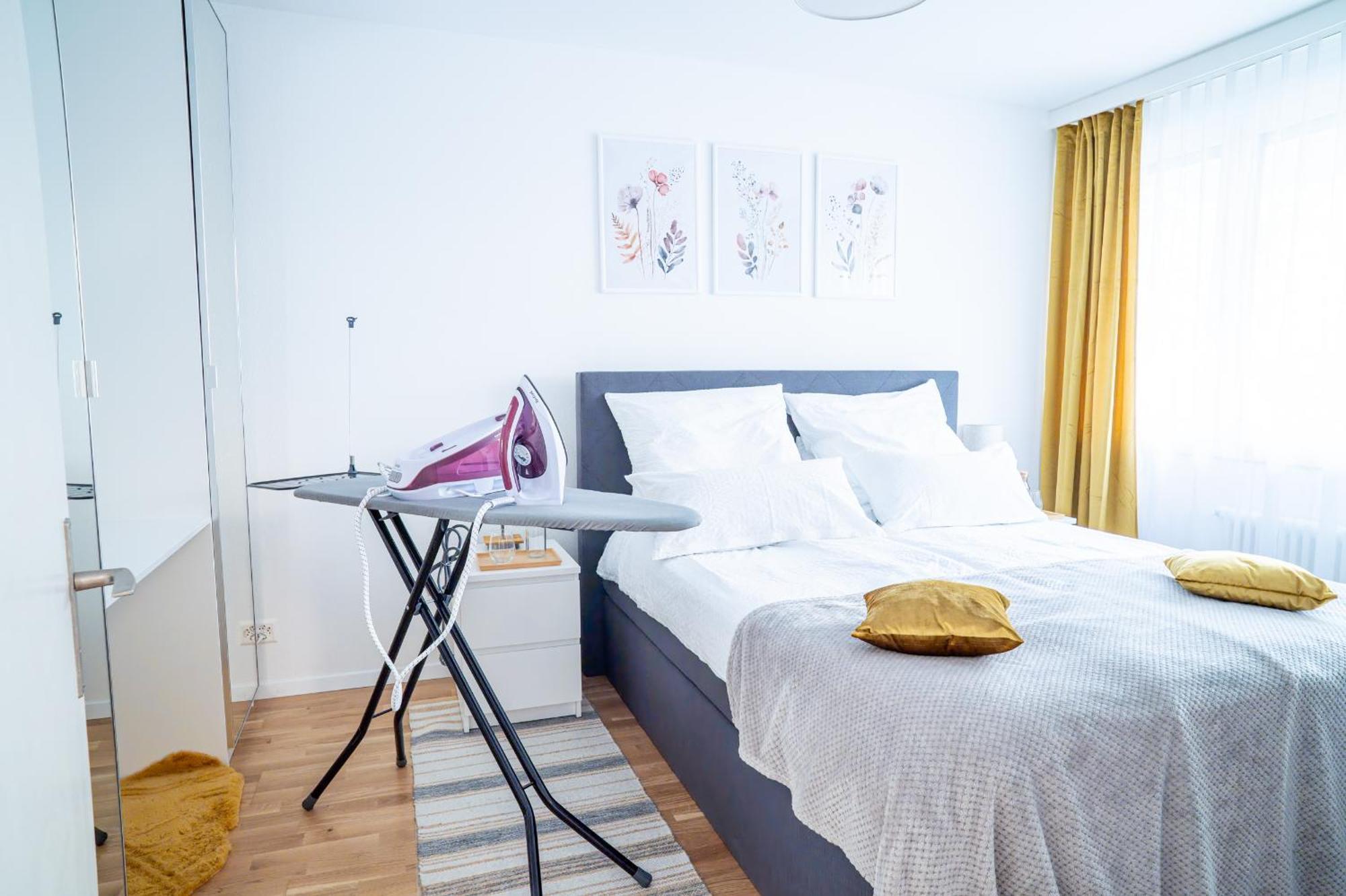 Expo-Basel-Ch Apt, Amazon Prime Video, Wifi, Coffee & Tee, Popcorn, Kitchen Экстерьер фото